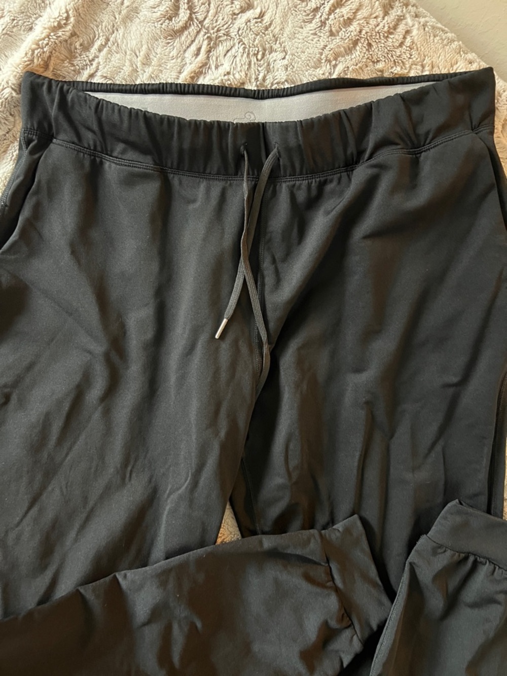 WOOL X Black Women's Drawstring Joggers - Performance Track Pants